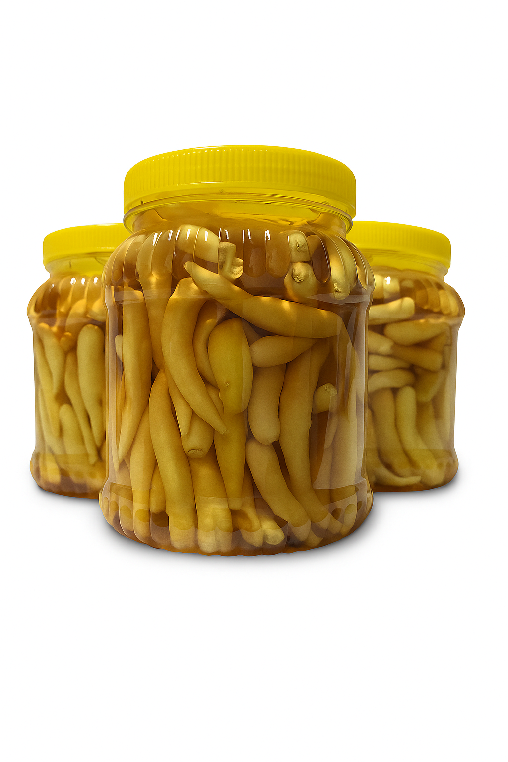 Sarı Süs Biberi Turşusu Acı (600Gr)